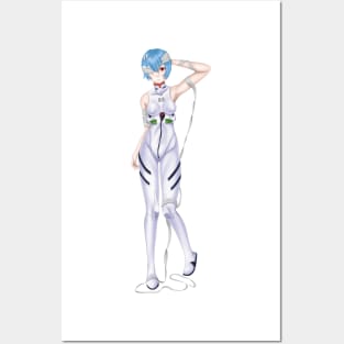 Rei Ayanami Bandage Posters and Art